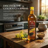 The Golden Elixir: Why Organic Cold Pressed Mustard Oil is a Kitchen Essential