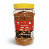 Date palm jaggery powder in a 500g pack