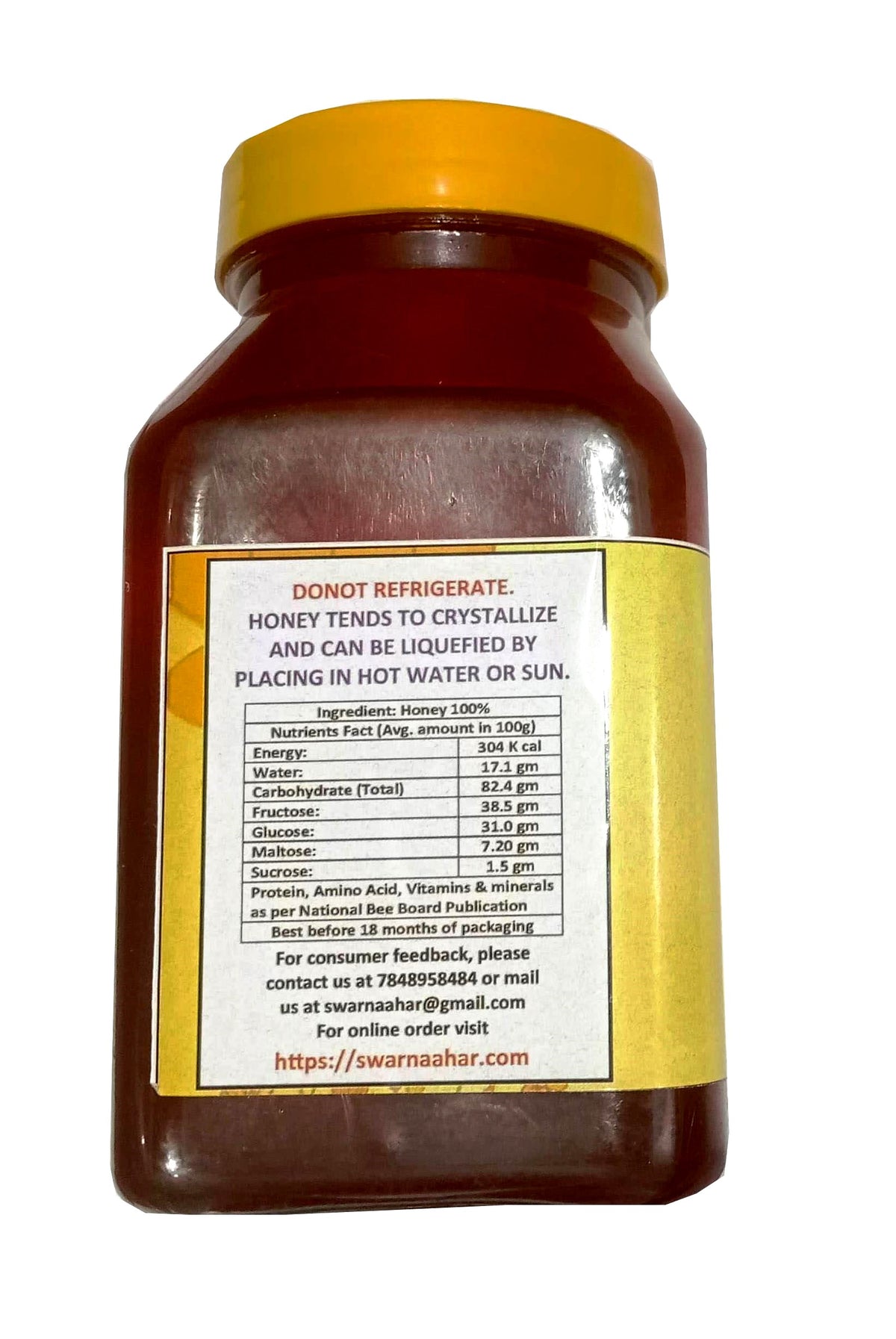 Premium natural honey 500g jar