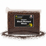 Banhii: Organic Black Mustard/ Rai Whole 100g