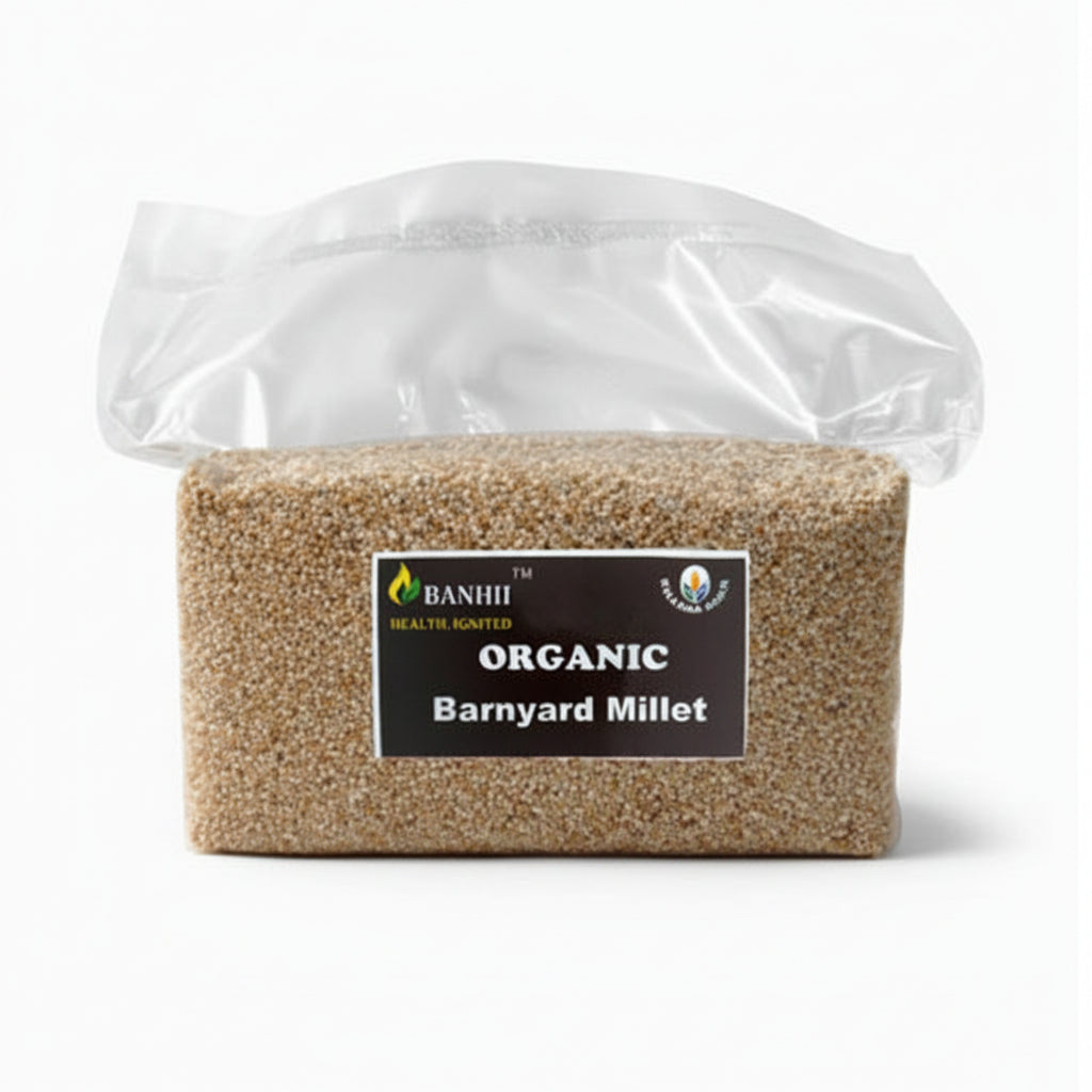 Bag of organic barnyard millet seeds, 500g