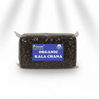 Organic kala chana whole black chickpeas, 500g pack