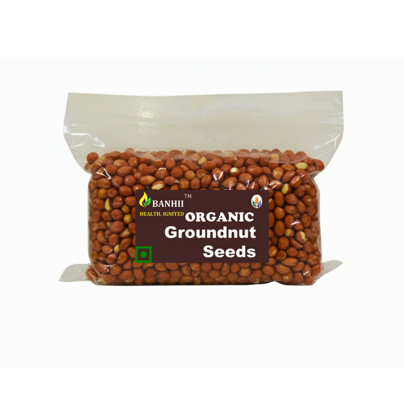 Groundnut bold whole kernels in a 500g pack