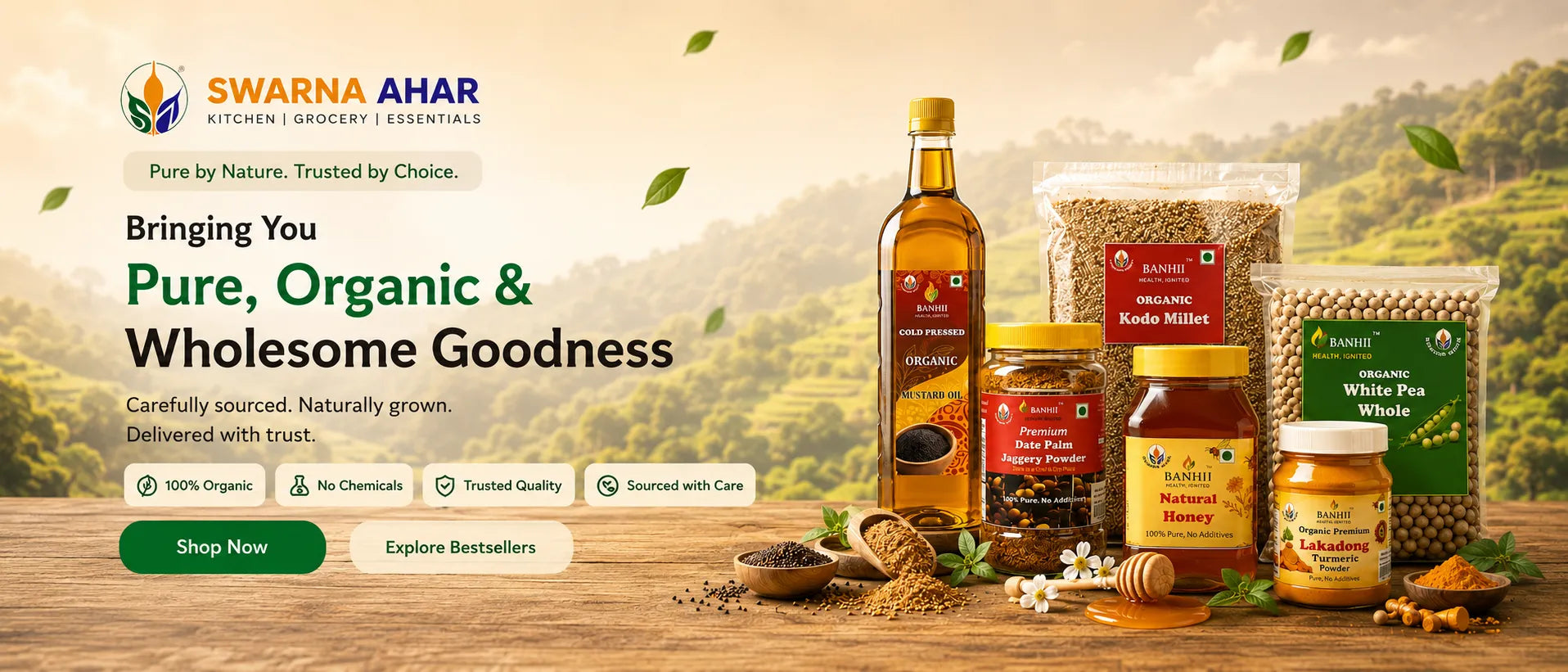Swarna Ahar - Pure, Organic & Wholesome Goodness
