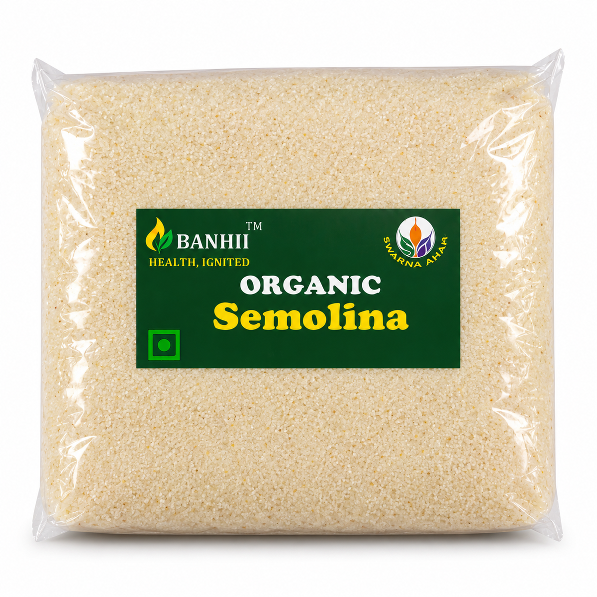 Banhii: Organic Semolina (Suji) 500g